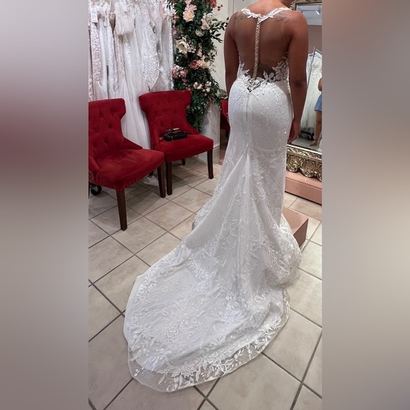 Wedding Dress, Unworn One of a Kind - Picture 2 of 5